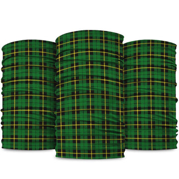 Wallace Hunting Green Tartan Neck Gaiters, Tartan Bandanas, Tartan Head Band