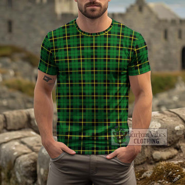 Wallace Hunting Green Tartan Cotton T-Shirt