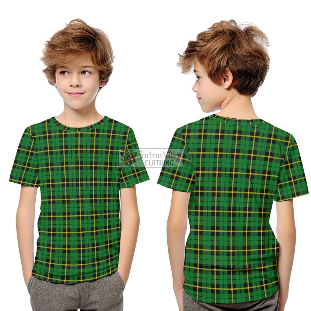 Wallace Hunting Green Tartan Kid T-Shirt Youth XL Size14 - Tartanvibesclothing Shop