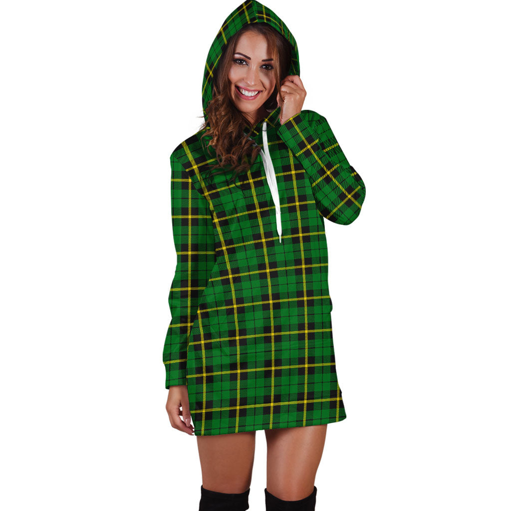 Wallace Hunting Green Tartan Hoodie Dress - Tartan Vibes Clothing