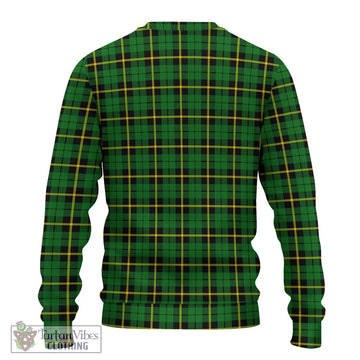 Wallace Hunting Green Tartan Ugly Sweater with Family Crest DNA In Me Style