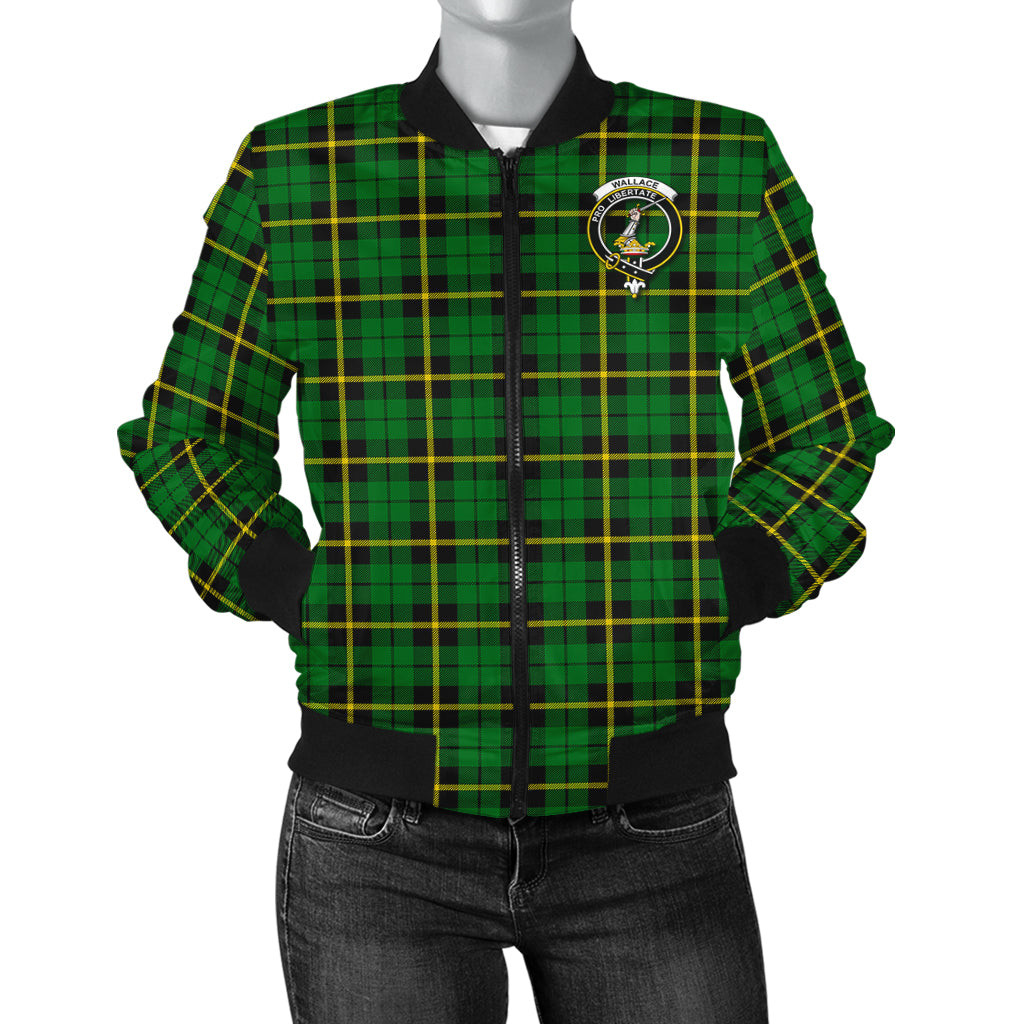 wallace-hunting-green-tartan-bomber-jacket-with-family-crest