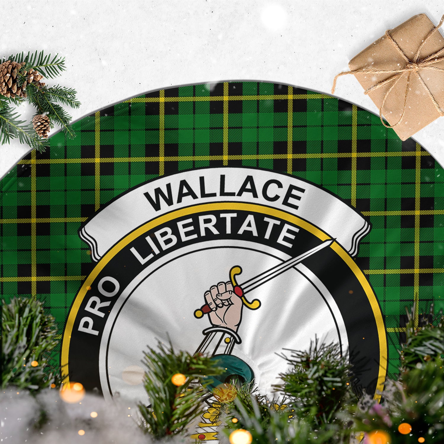 wallace-hunting-green-tartan-christmas-tree-skirt-with-family-crest