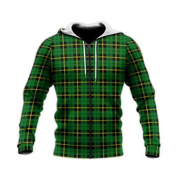 Wallace Hunting Green Tartan Knitted Hoodie