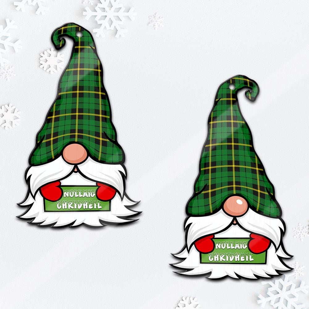 Wallace Hunting Green Gnome Christmas Ornament with His Tartan Christmas Hat - Tartan Vibes Clothing