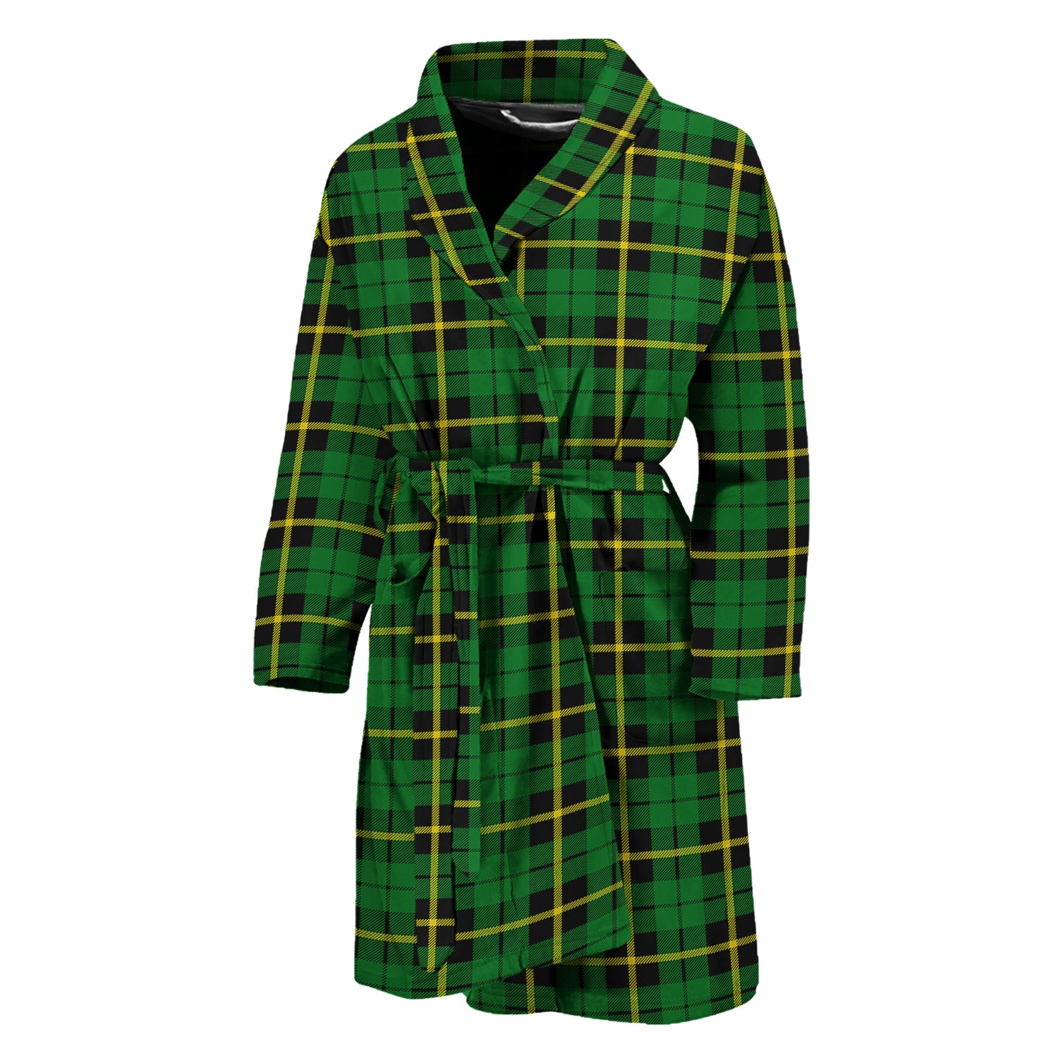 Wallace Hunting Green Tartan Bathrobe - Tartan Vibes Clothing