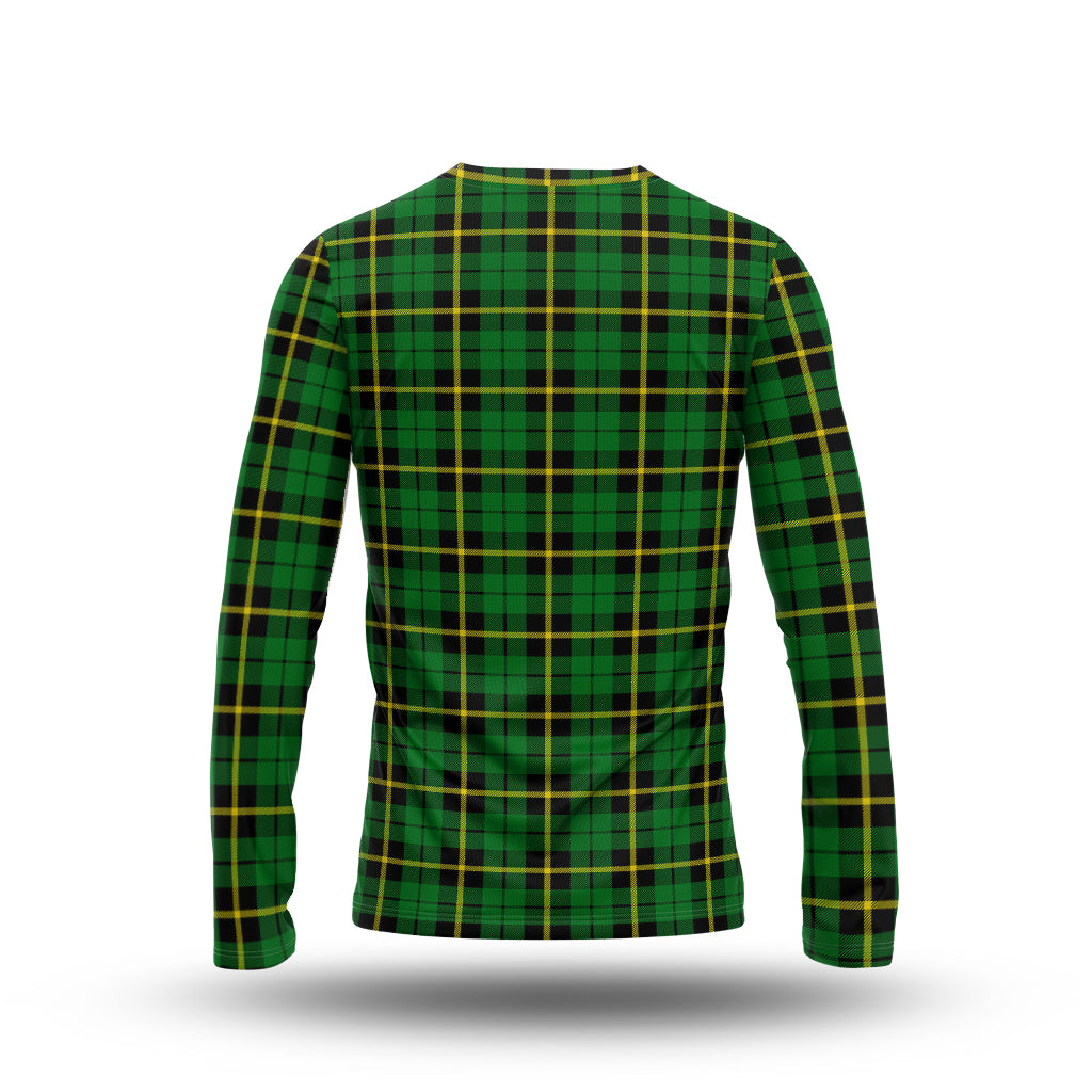 wallace-hunting-green-tartan-long-sleeve-t-shirt-with-family-crest