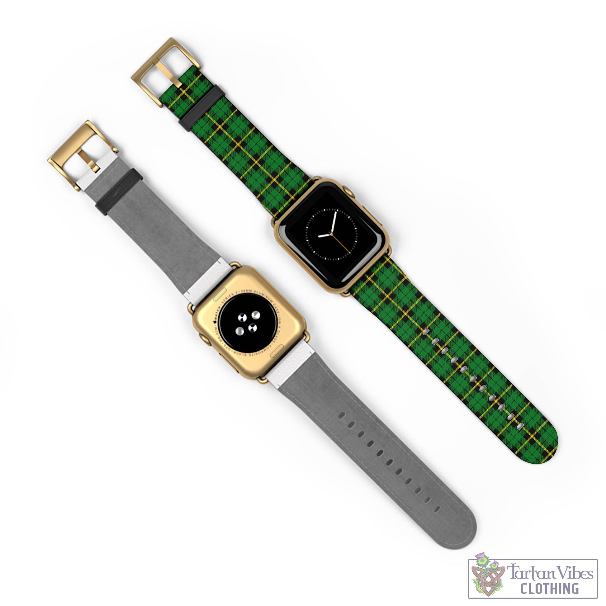 Tartan Vibes Clothing Wallace Hunting Green Tartan Watch Band