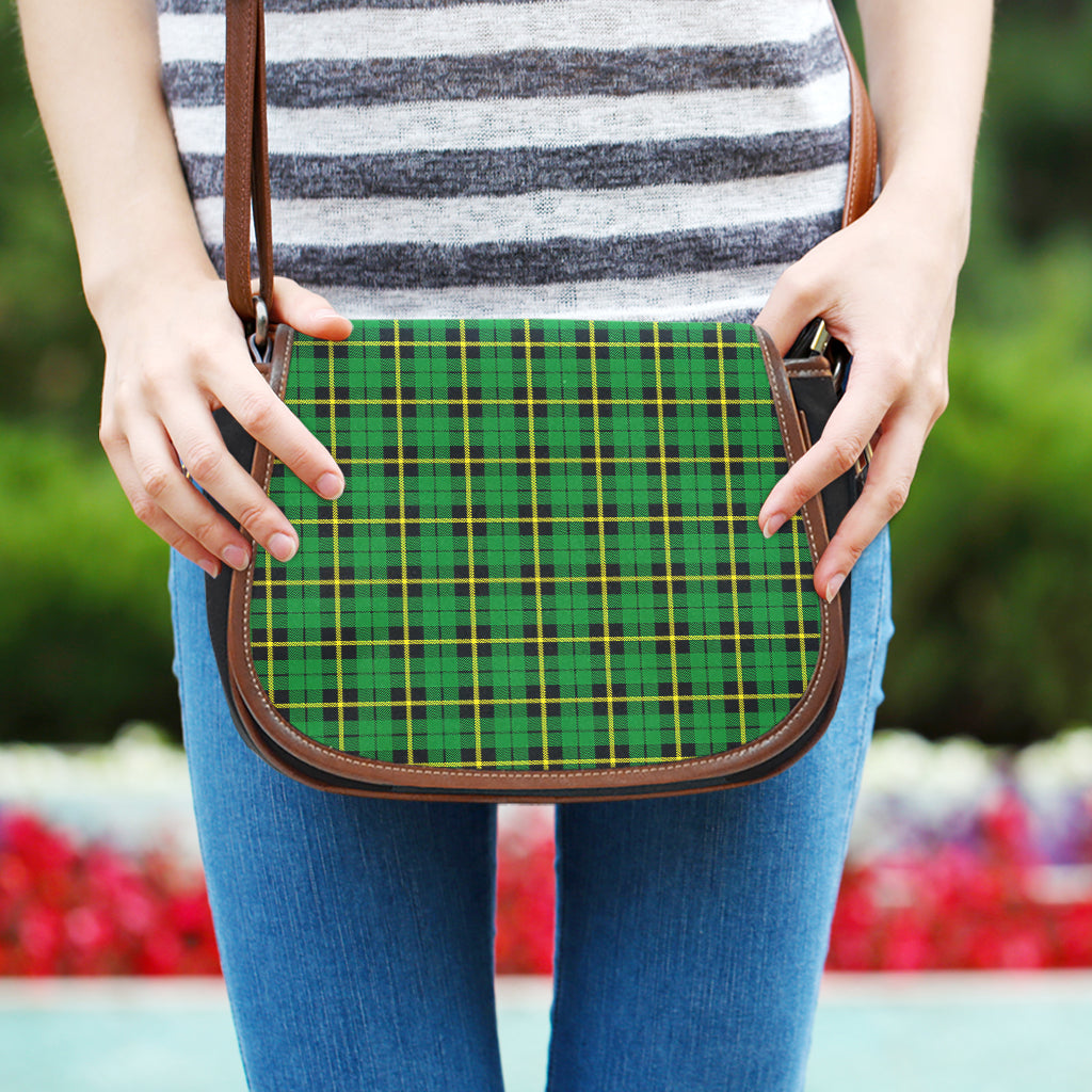 Wallace Hunting Green Tartan Saddle Bag - Tartan Vibes Clothing