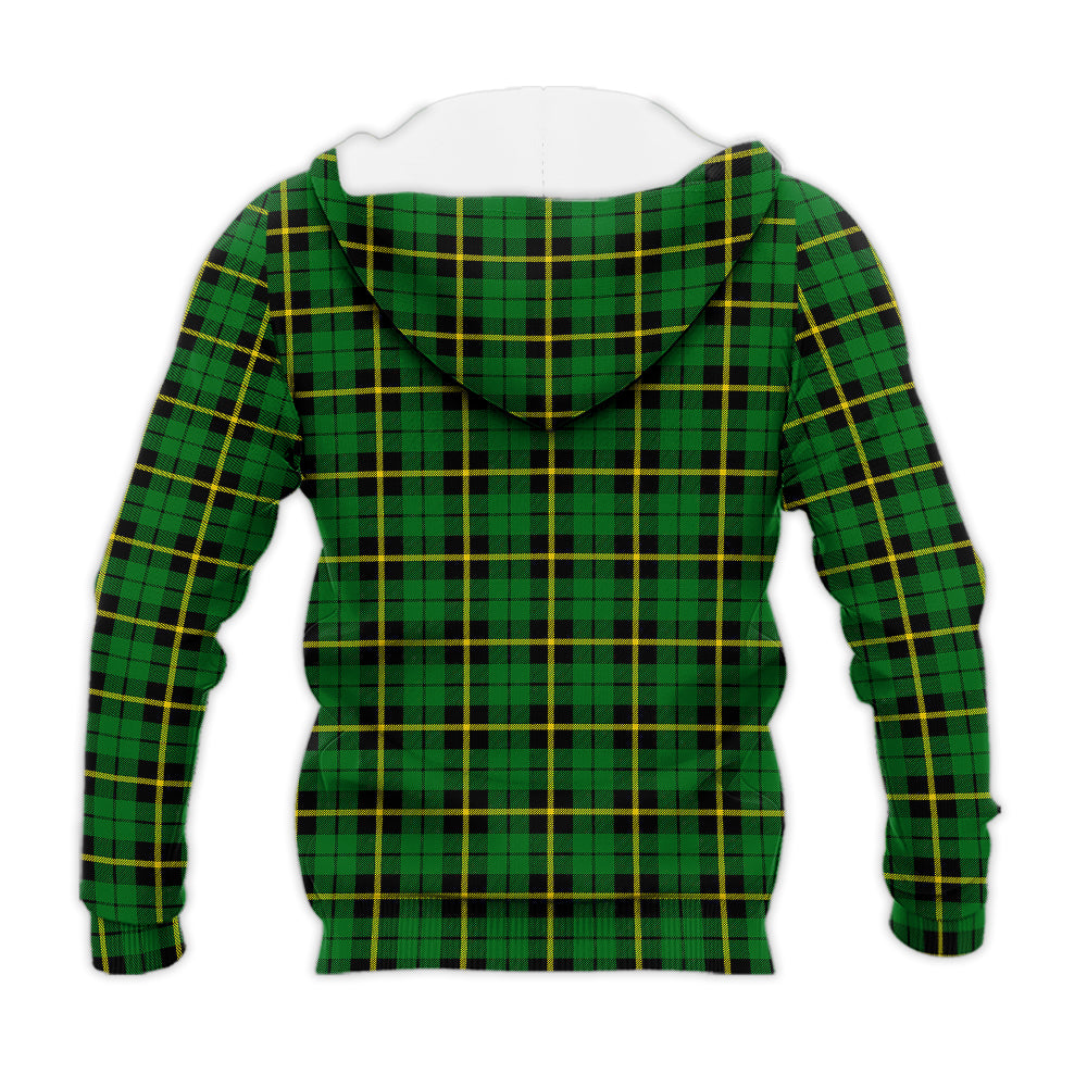 wallace-hunting-green-tartan-knitted-hoodie-with-family-crest