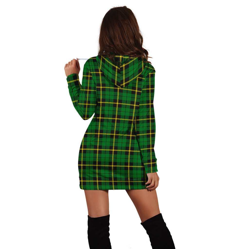 Wallace Hunting Green Tartan Hoodie Dress - Tartan Vibes Clothing