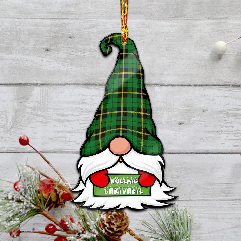 Wallace Hunting Green Gnome Christmas Ornament with His Tartan Christmas Hat - Tartan Vibes Clothing