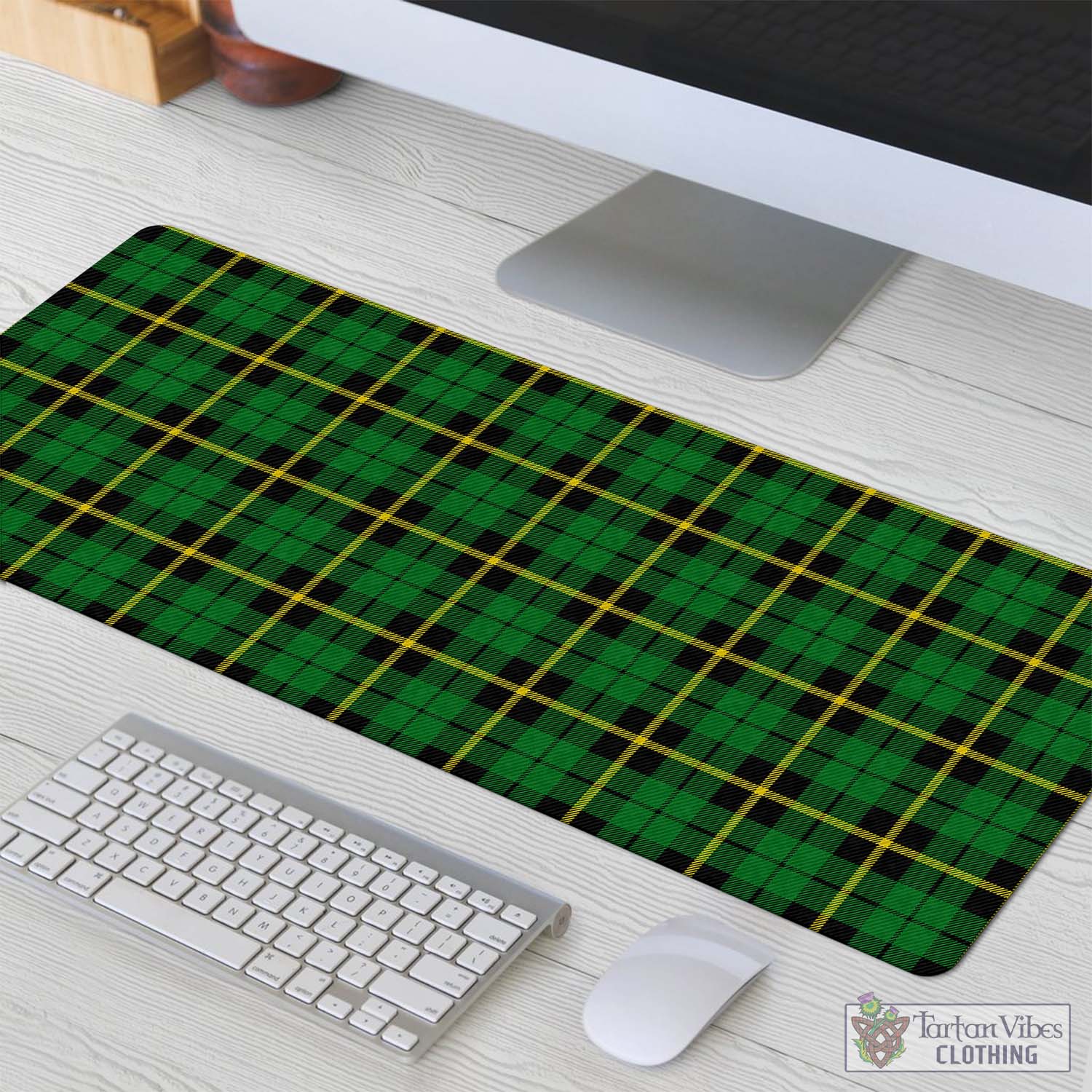 Tartan Vibes Clothing Wallace Hunting Green Tartan Mouse Pad