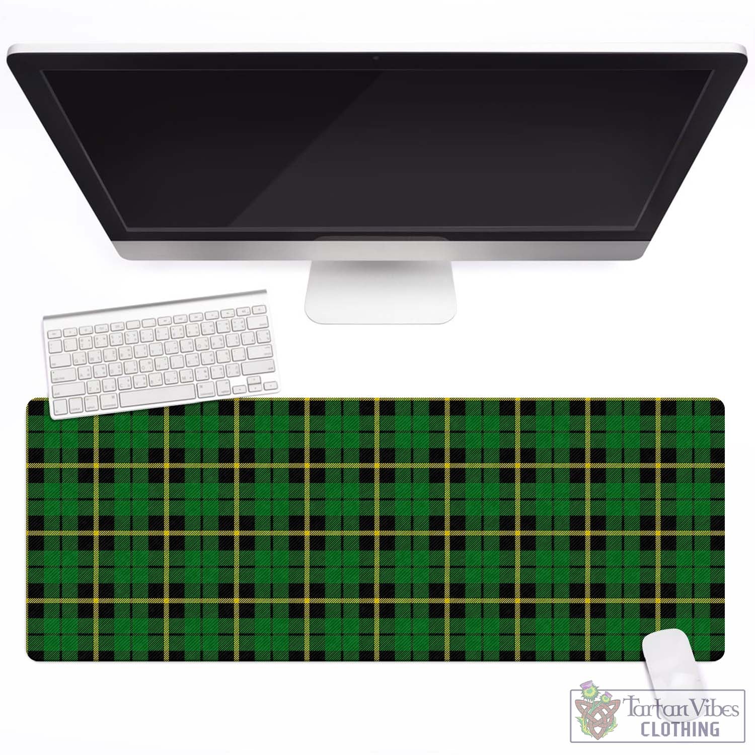 Tartan Vibes Clothing Wallace Hunting Green Tartan Mouse Pad