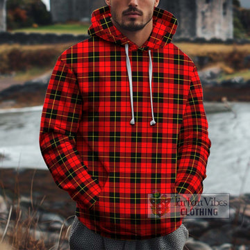 Wallace Hunting Red Tartan Cotton Hoodie