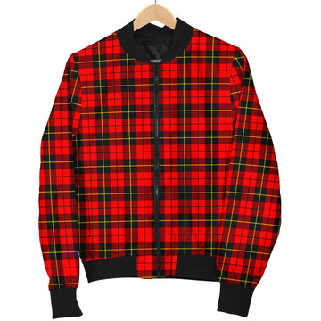 Wallace Hunting Red Tartan Bomber Jacket