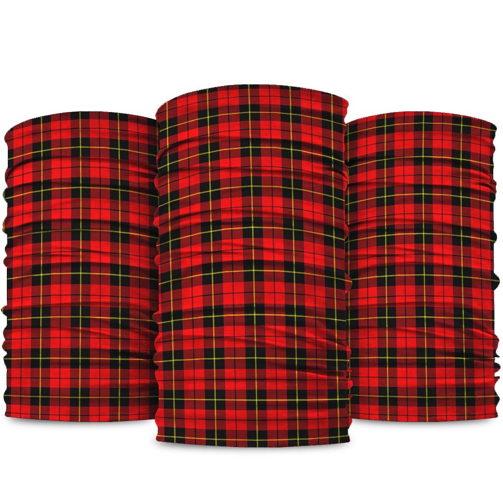 Wallace Hunting Red Tartan Neck Gaiters, Tartan Bandanas, Tartan Head Band