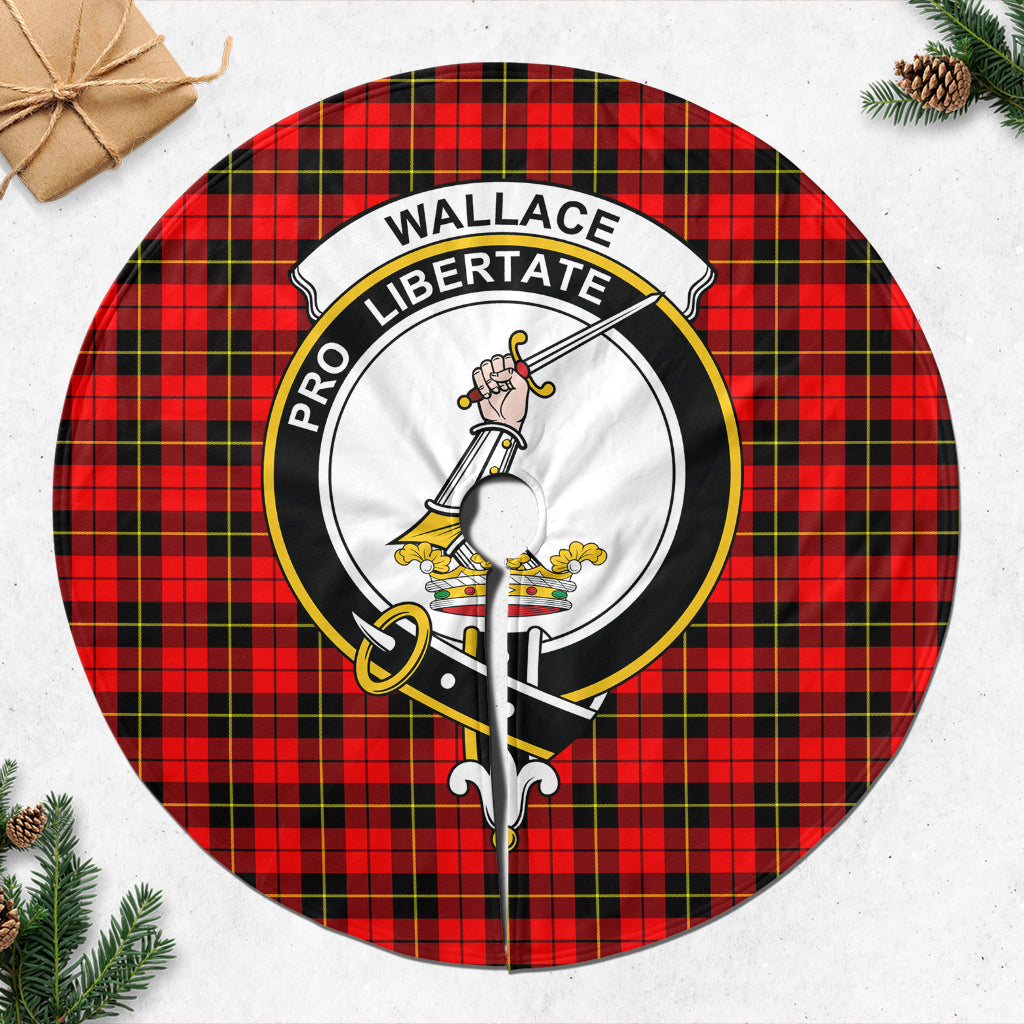 wallace-hunting-red-tartan-christmas-tree-skirt-with-family-crest