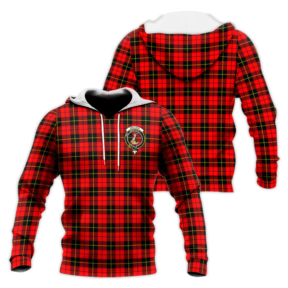 wallace-hunting-red-tartan-knitted-hoodie-with-family-crest