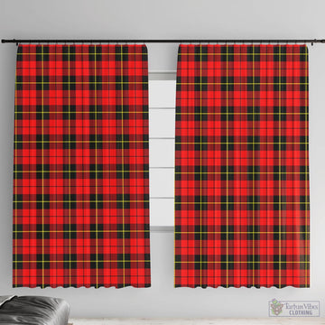 Wallace Hunting Red Tartan Window Curtain