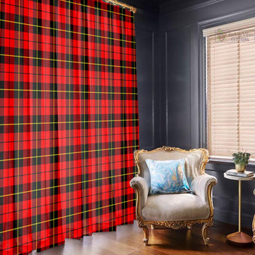 Wallace Hunting Red Tartan Window Curtain