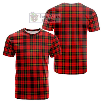 Wallace Hunting Red Tartan Cotton T-Shirt