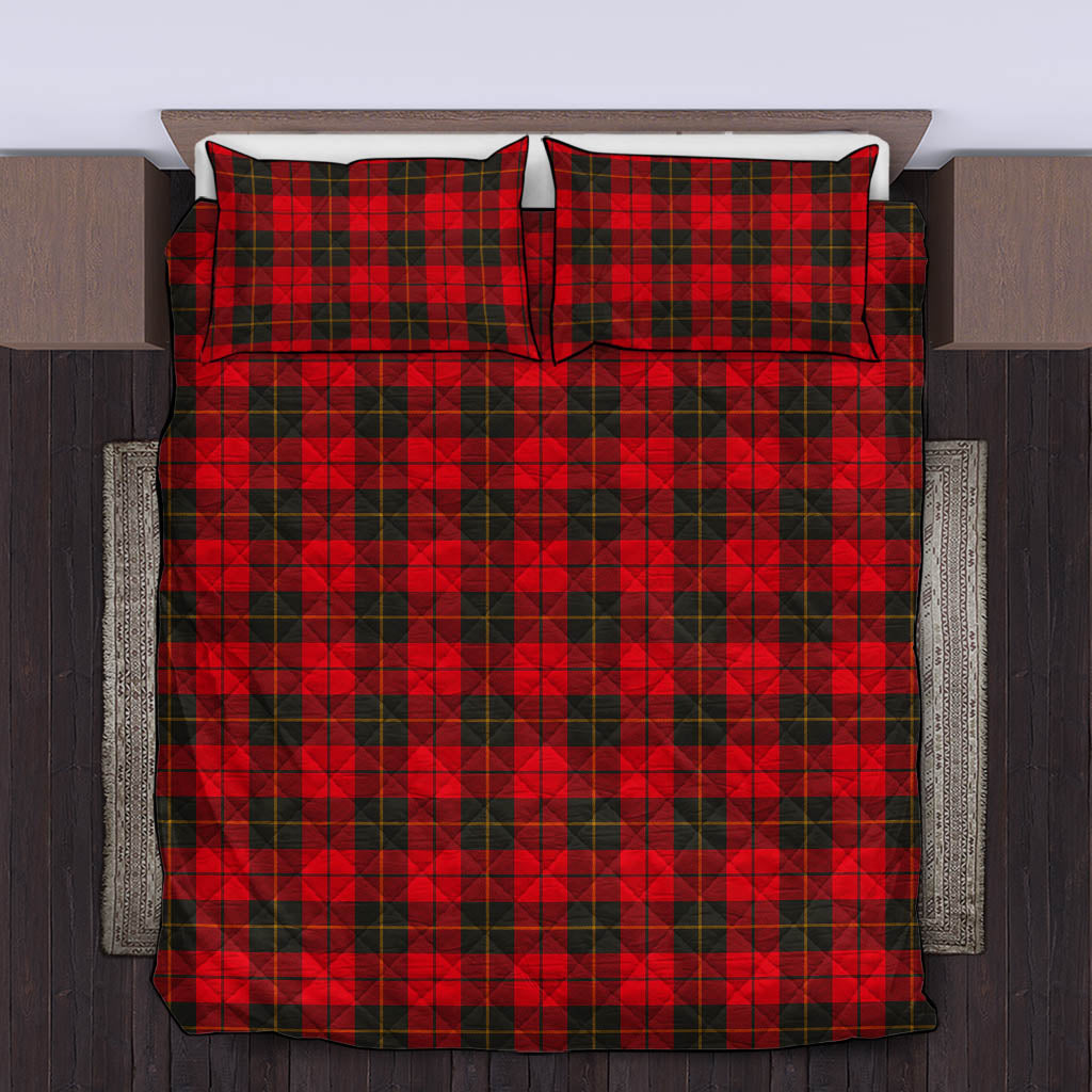 Wallace Weathered Tartan Quilt Bed Set - Tartanvibesclothing Shop