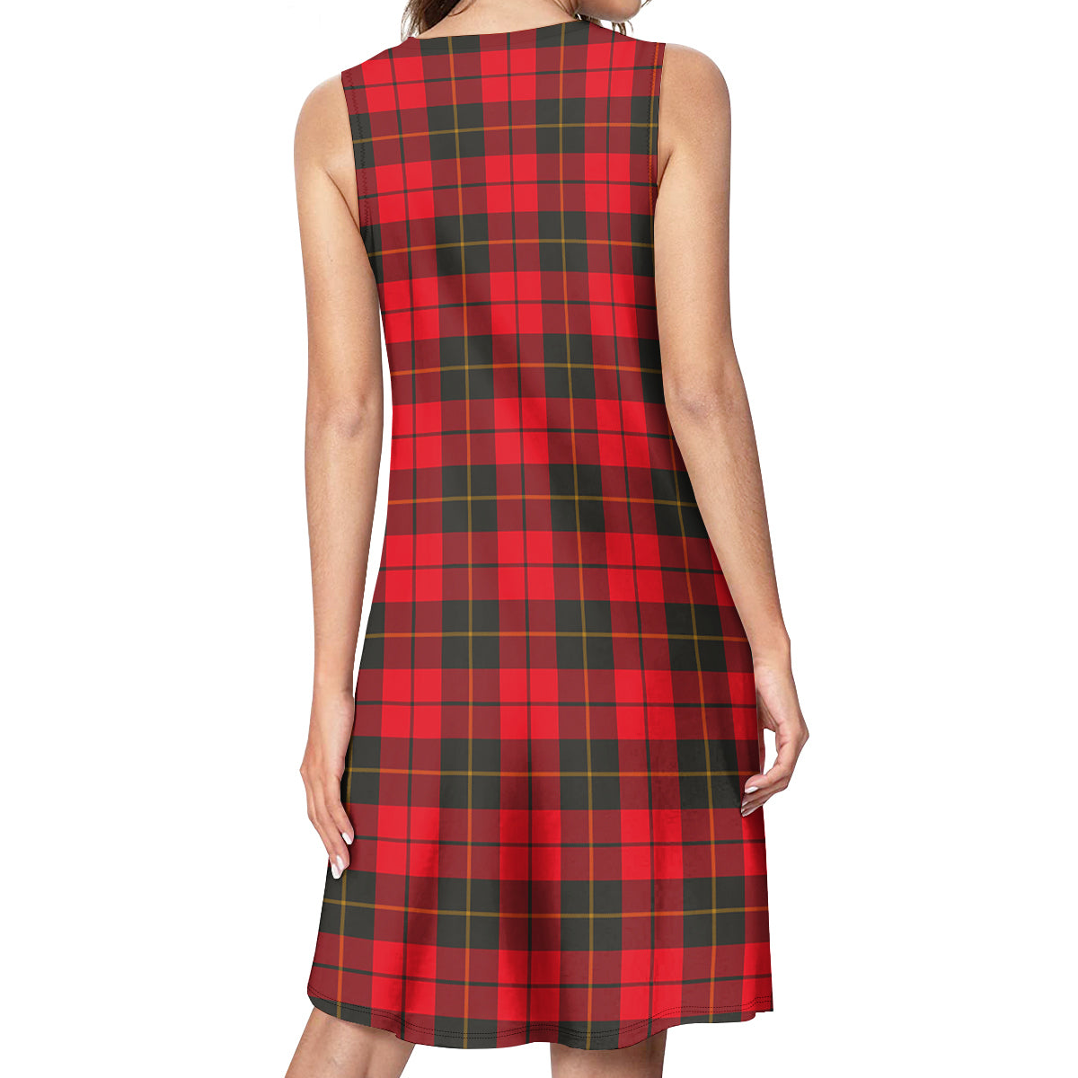 Wallace Weathered Tartan Womens Casual Dresses - Tartanvibesclothing