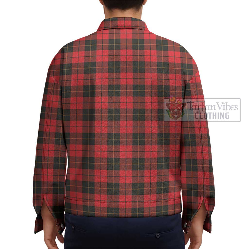 Wallace Weathered Tartan Unisex Lapel Cotton Jacket - Tartan Vibes Clothing