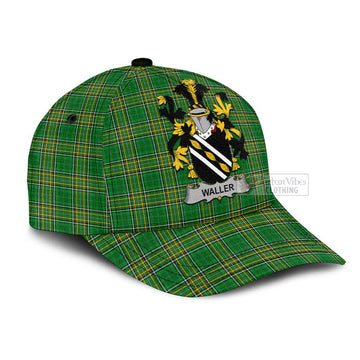 Waller Irish Clan Tartan Classic Cap with Coat of Arms