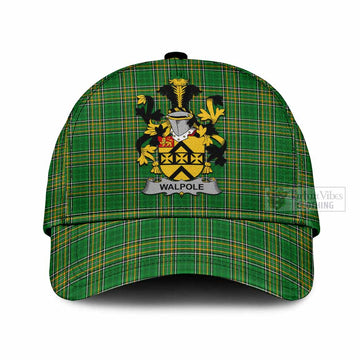 Walpole Irish Clan Tartan Classic Cap with Coat of Arms