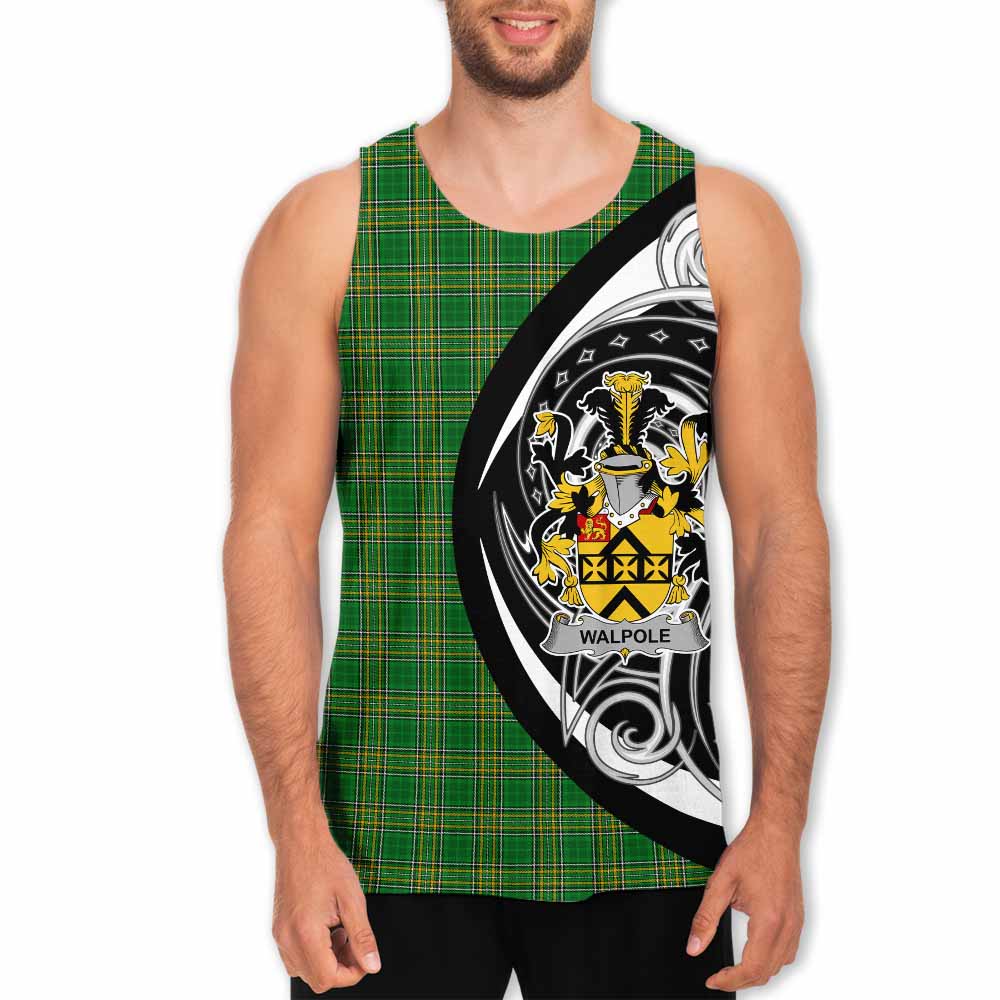 Walpole Irish Clan Men's Tank Top Celtic Circle Style Men - Tartan Vibes Clothing