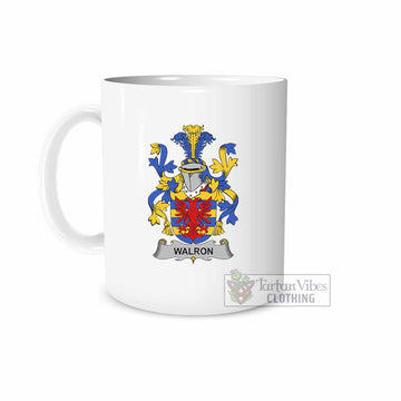 Walron Irish Clan Coat of Arms Ceramic Mug