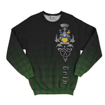 Walter Irish Clan Sweatshirt with Coat of Arms Erin Go Bragh Celtic Inspired Unisex - Tartan Vibes Clothing