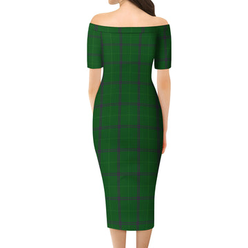 Walters Tartan Off Shoulder Lady Dress - Tartan Vibes Clothing