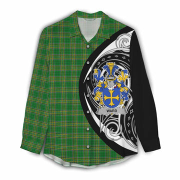 Ward Irish Clan Women's Casual Shirt Celtic Circle Style Female - Tartan Vibes Clothing