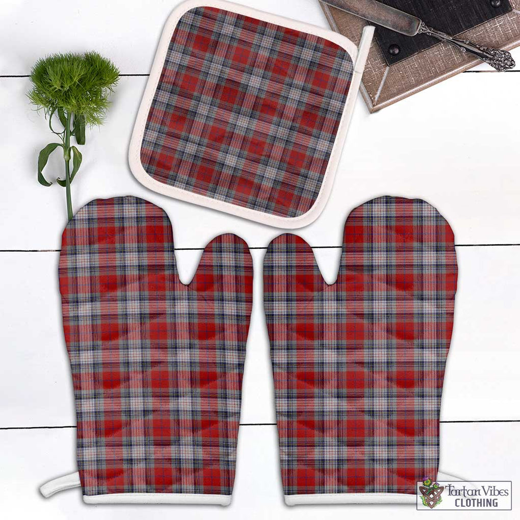 Warden Tartan Combo Oven Mitt & Pot-Holder Combo 1 Oven Mitt & 1 Pot-Holder White - Tartan Vibes Clothing