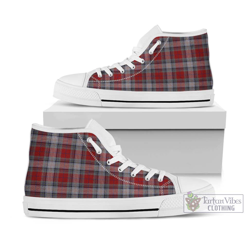 Warden Tartan High Top Shoes Kid High Top - White Sole - Tartan Vibes Clothing