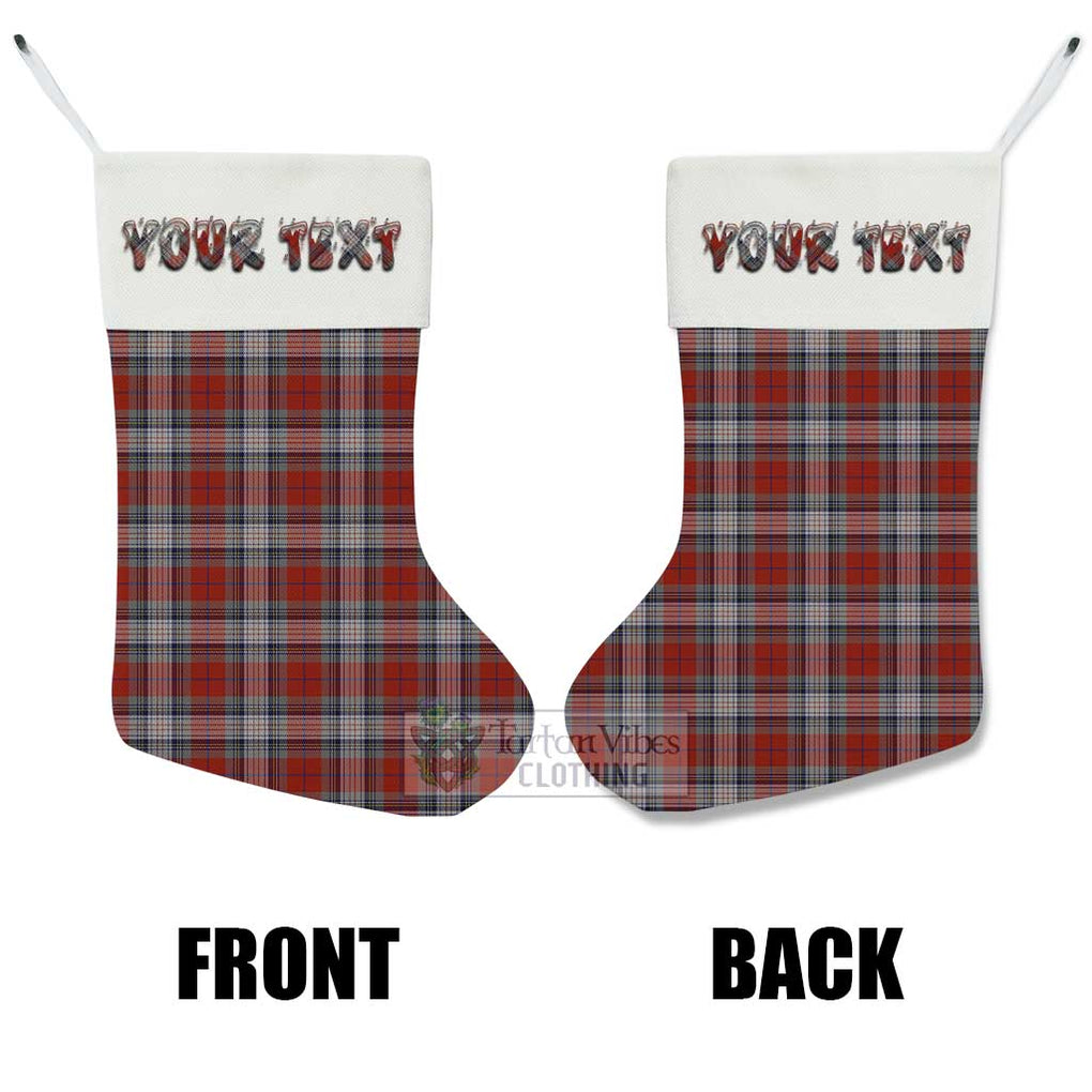 Tartan Vibes Clothing Warden Tartan Christmas Stocking with Personalized Text