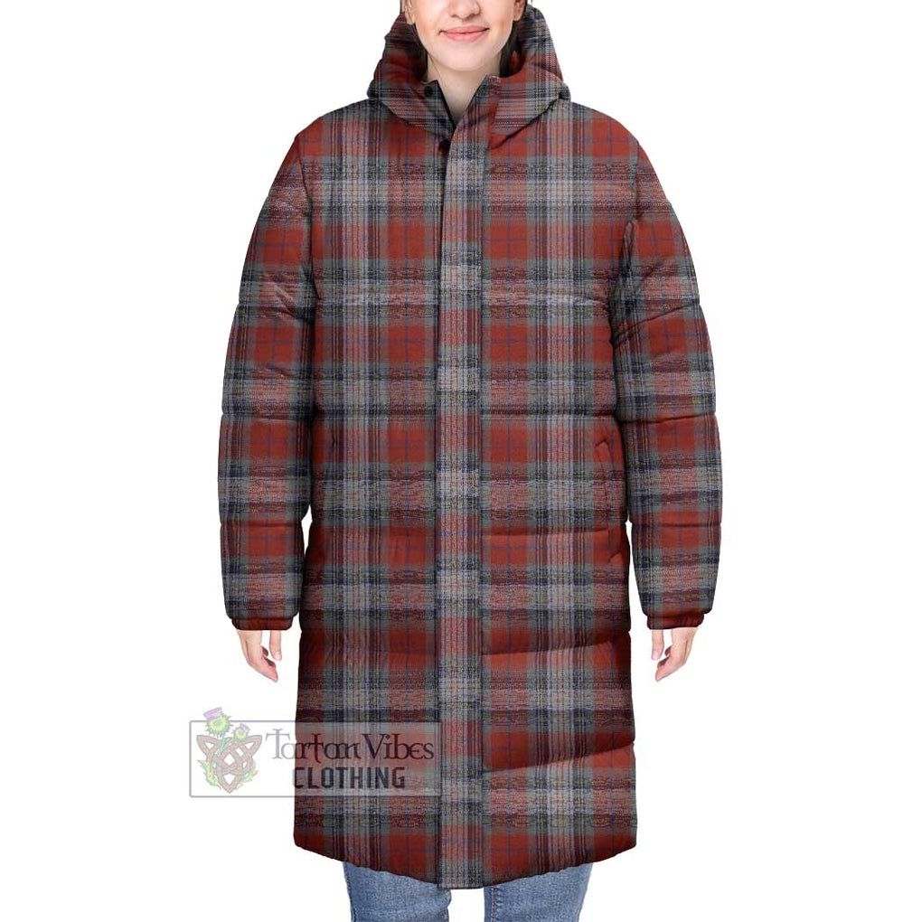 Tartan Vibes Clothing Warden Tartan Long Down Jacket