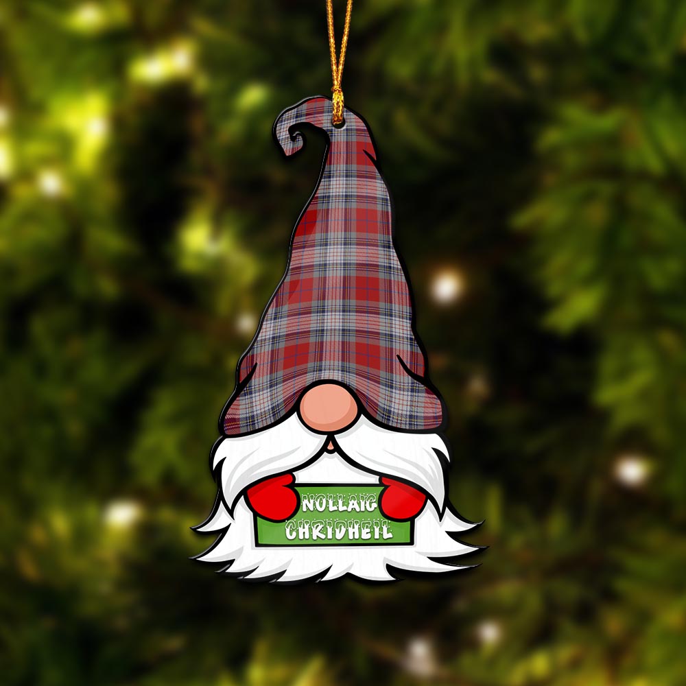 Warden Gnome Christmas Ornament with His Tartan Christmas Hat - Tartanvibesclothing Shop