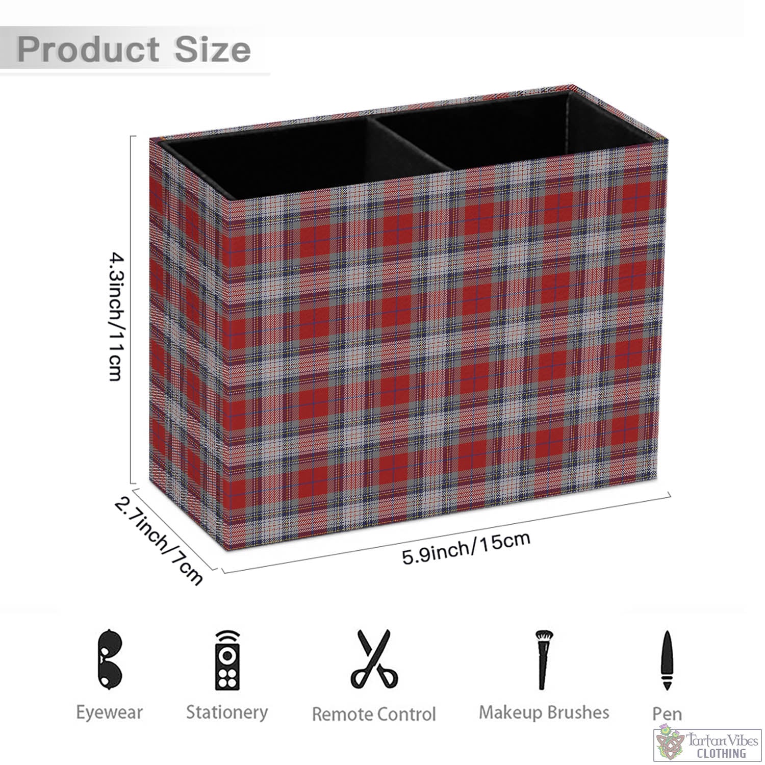 Tartan Vibes Clothing Warden Tartan Pen Holder