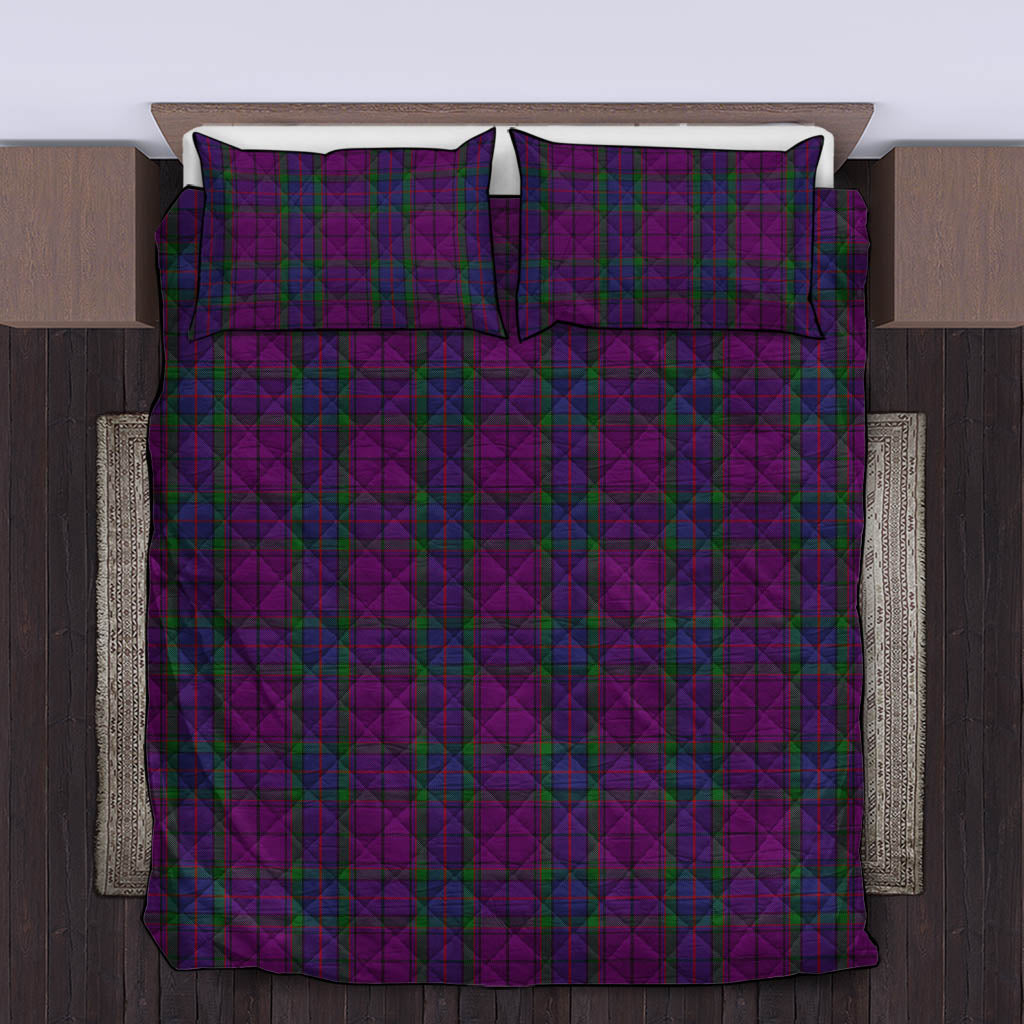 Wardlaw Tartan Quilt Bed Set - Tartanvibesclothing Shop