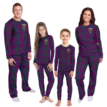 Wardlaw Tartan Pajamas Family Set with Family Crest