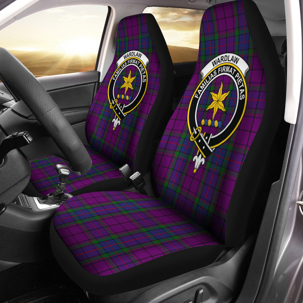Wardlaw Tartan Car Seat Cover with Family Crest One Size - Tartanvibesclothing