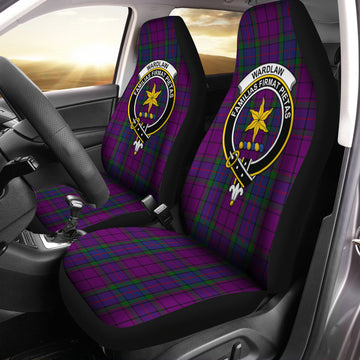 Wardlaw Tartan Car Seat Cover with Family Crest