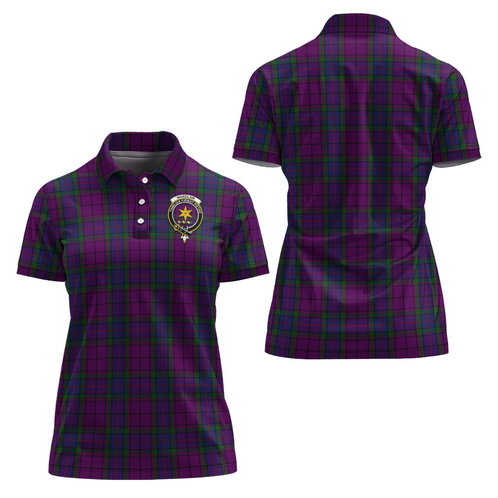 Wardlaw Tartan Polo Shirt with Family Crest For Women Women - Tartan Vibes Clothing