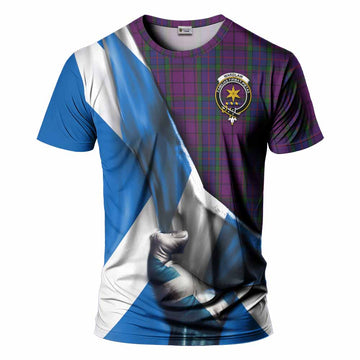 Wardlaw Tartan T-Shirt with Family Crest Scotland Patriotic Style