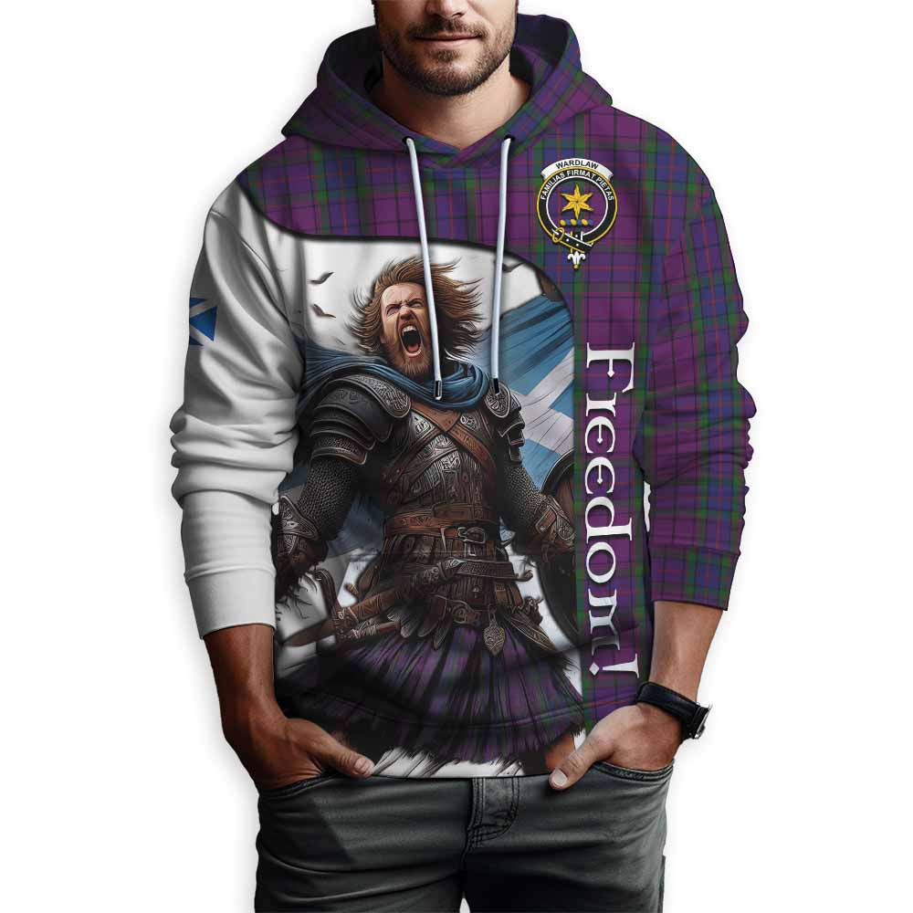 Tartan Vibes Clothing Wardlaw Crest Tartan Hoodie Inspired by the Freedom of Scottish Warrior