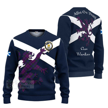 Wardlaw Tartan Lion Rampant Ugly Sweater Proudly Display Your Heritage with Alba Gu Brath and Clan Name